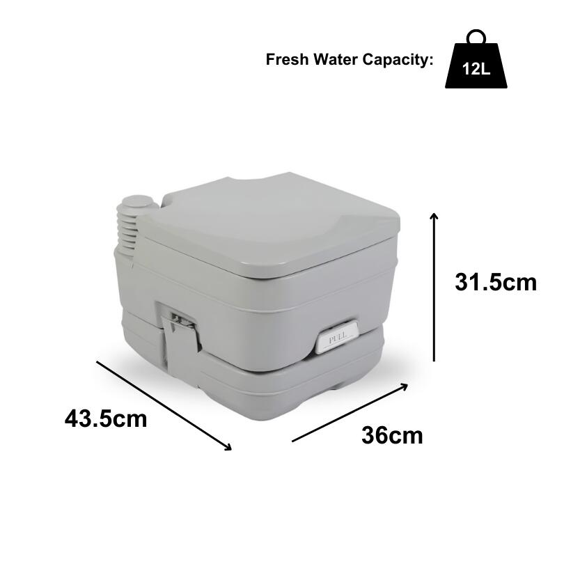 OLPRO 10 Litre Camping Toilet 5/7