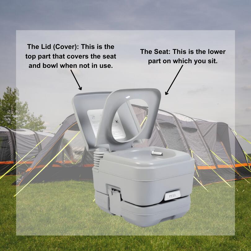 OLPRO 10 Litre Camping Toilet 6/7