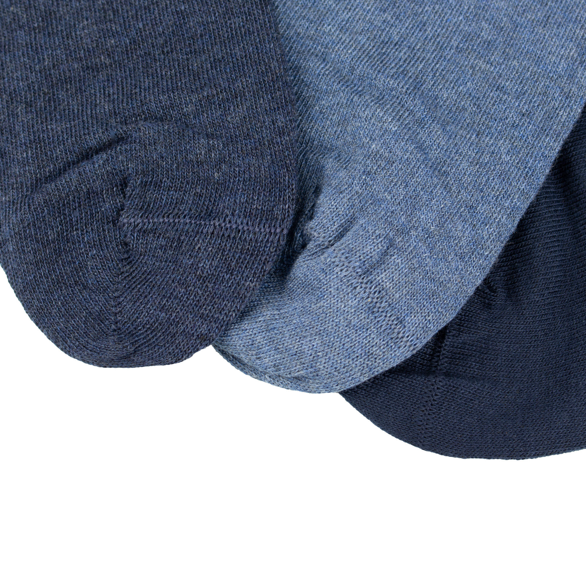 Chaussettes pour diabétiques femmes et hommes | Tige courte | 3 paires | Bleu 7/7