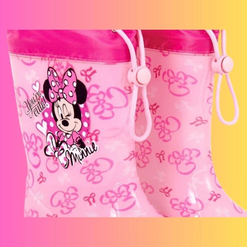 Cizme din cauciuc pentru fete, Perletti, model Minnie Mouse, 30-31 EU