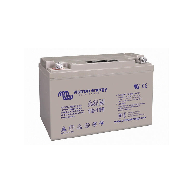 12V scheepsaccu met langzame ontlading AGM DEEP CYCLE - VICTRON 3/3