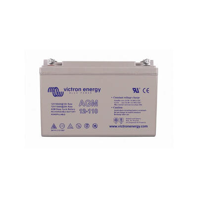 12v scheepsaccu met langzame ontlading agm deep cycle - victron