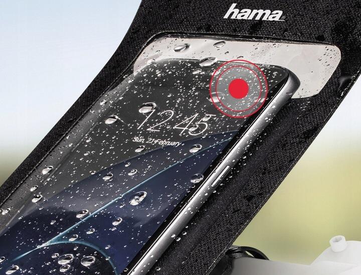 Wodoodporny uchwyt rowerowy na telefon Hama 8 -16 cm
