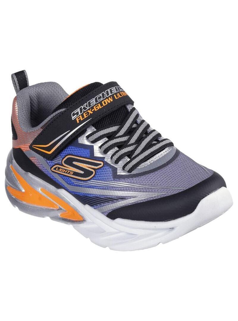 Chaussures pour enfant Skechers flex glow Gris 3/7