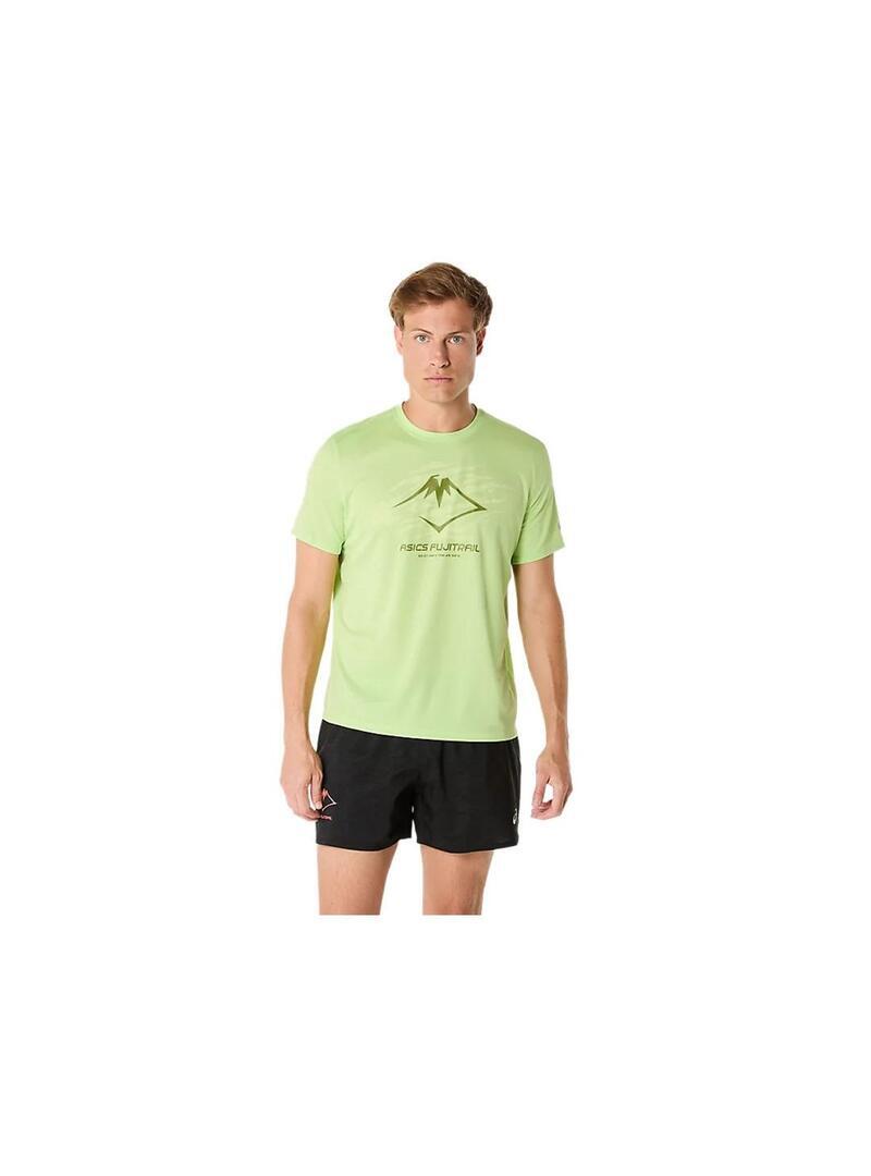 ASICS camiseta trail - running para Hombre Asics  fujitrail  Verde
