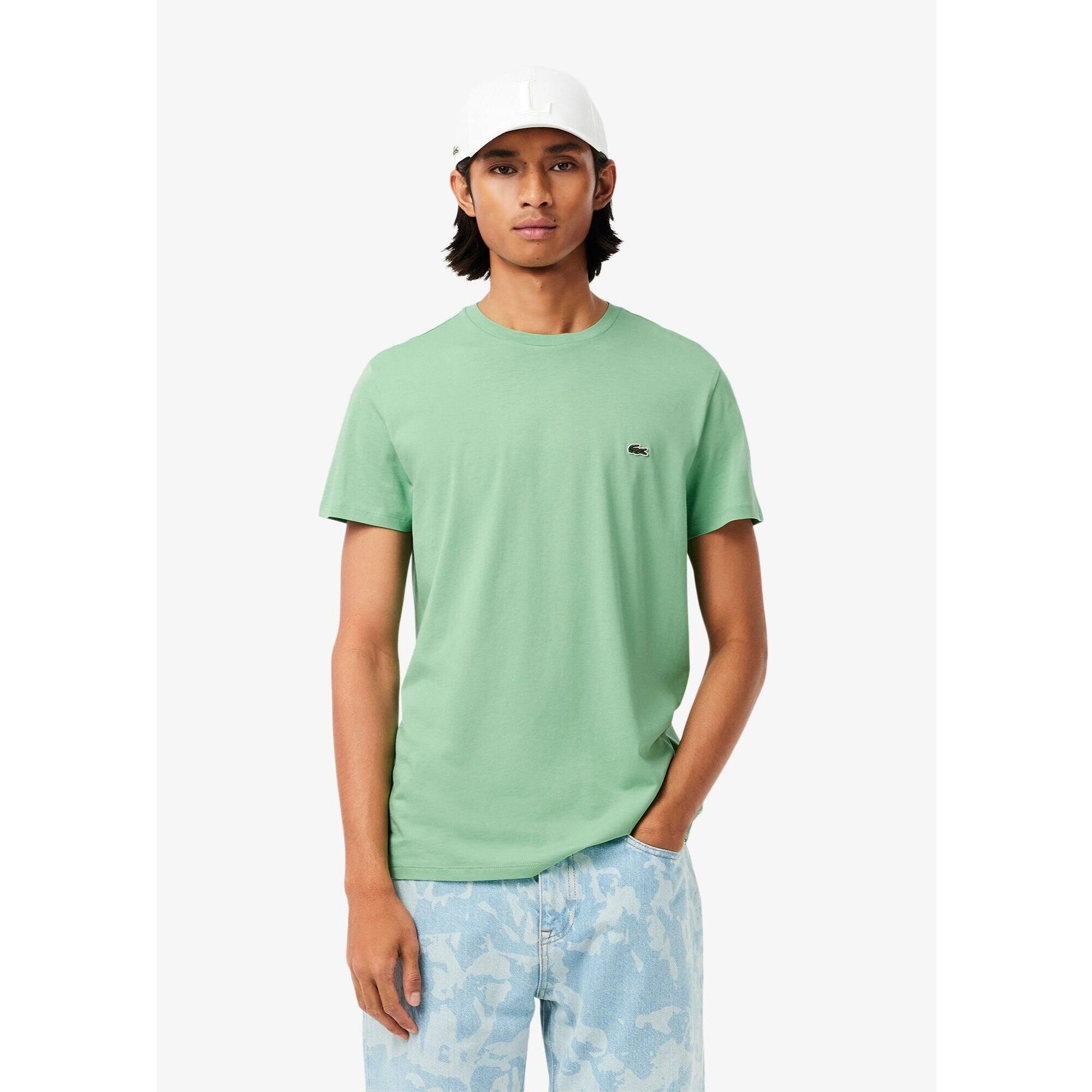 Lacoste - T-shirt Lacoste - Homme - T-shirt Manches Courtes - Vert - 38 S - Decathlon
