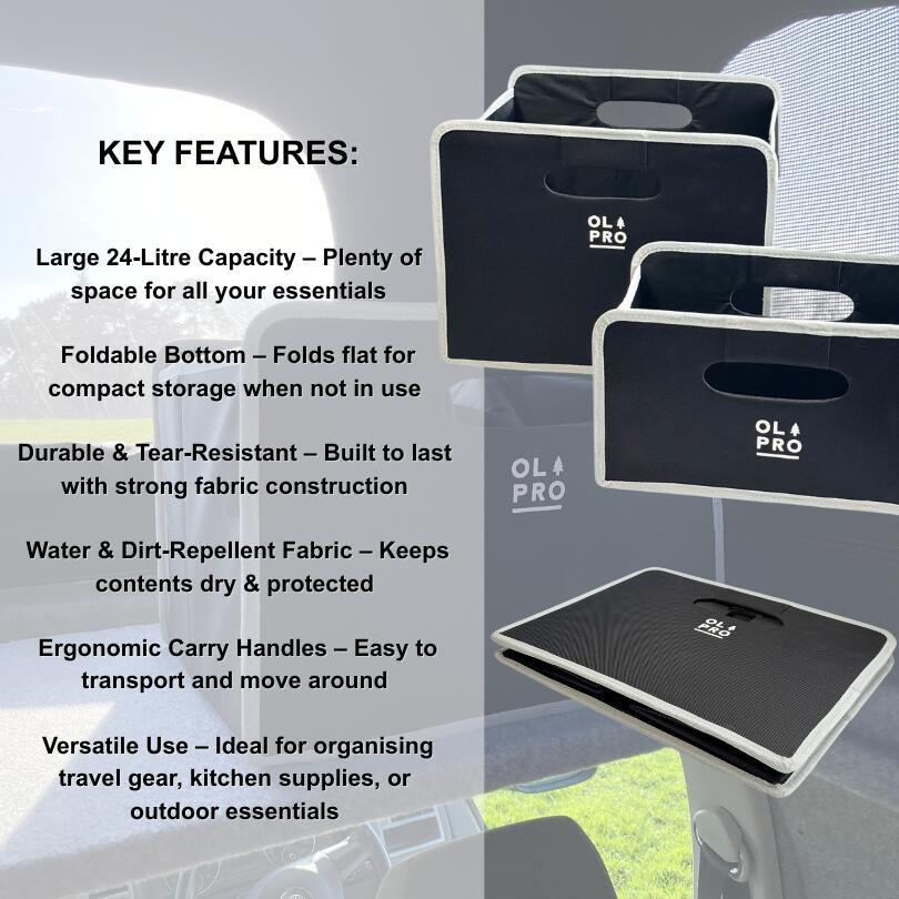 OLPRO 24L Folding Storage Box 5/6