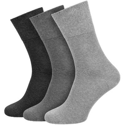 Diabetikersocken für Damen und Herren | wadenlang | 3 Paar | Blau