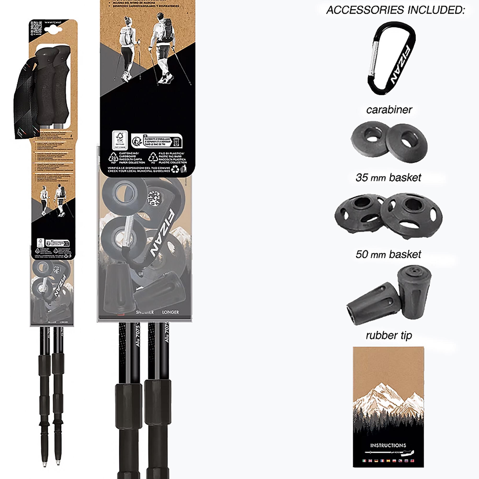 Kije trekkingowe Fizan Prestige A/S 4/5