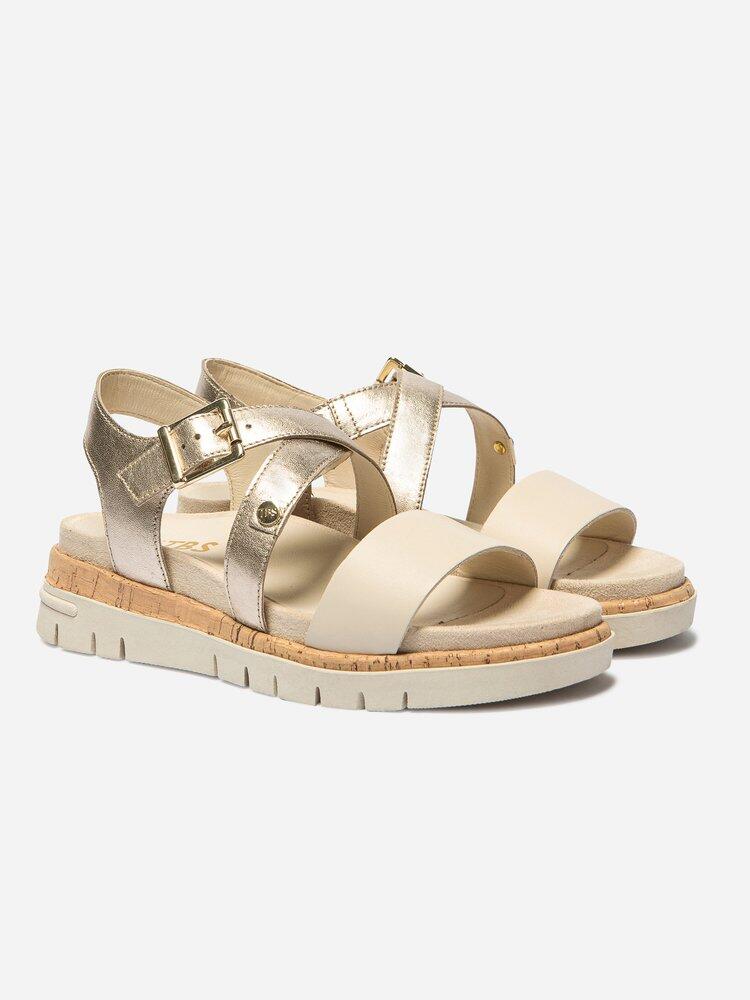 Sandales plates Femme - ZOELENN Beige 2/4