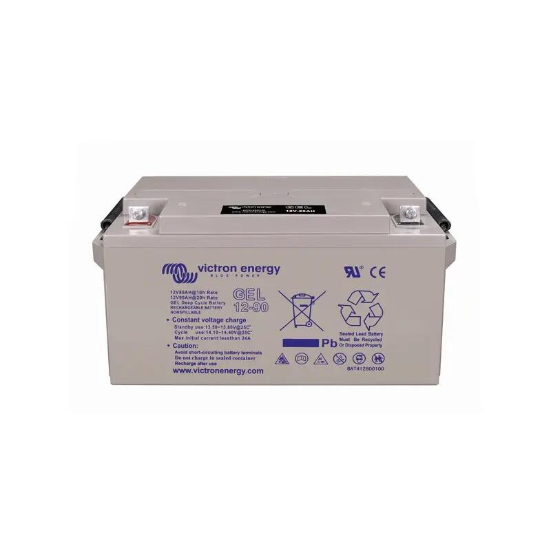 12V scheepsaccu accessoire langzame ontlading GEL DEEP CYCLE - VICTRON - 90 ah 2/3