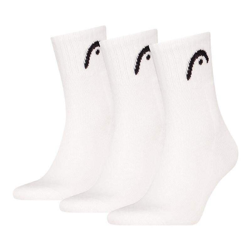 Calcetines Head All Sports Short Crew Blanco 3 Pares 3/5