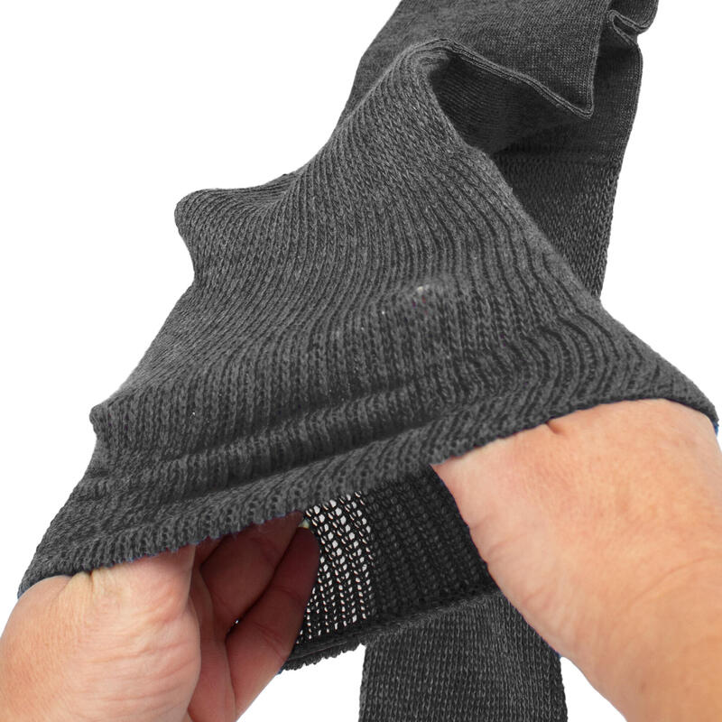 Chaussettes pour diabétiques femmes et hommes | Mis-bas | 3 paires | Gris