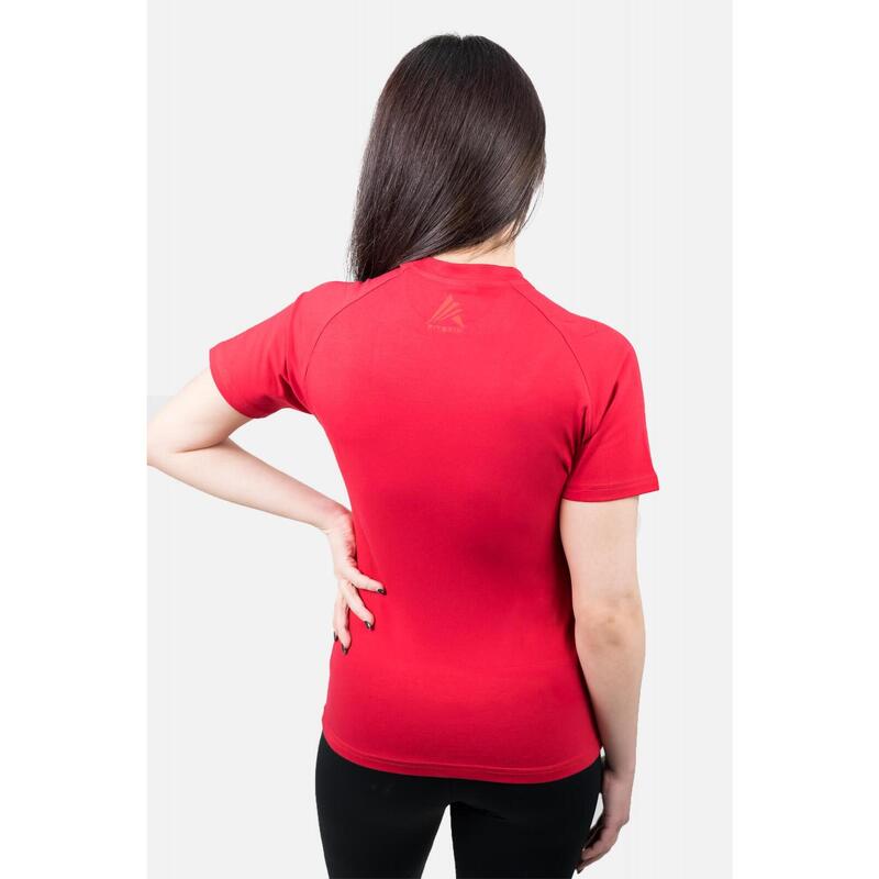 Tricou Fitskin Feminin FTSKN Rosu