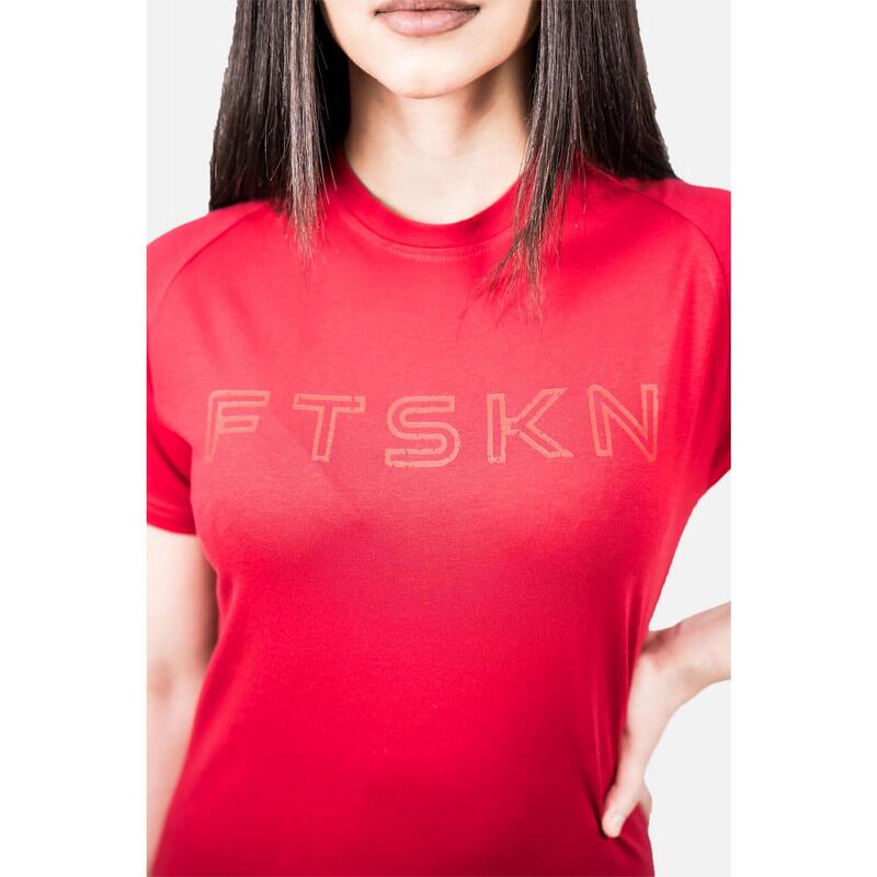 Tricou Fitskin Feminin FTSKN Rosu