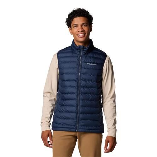 Gilet Hommes Columbia Isolé Powder Lite II bleu