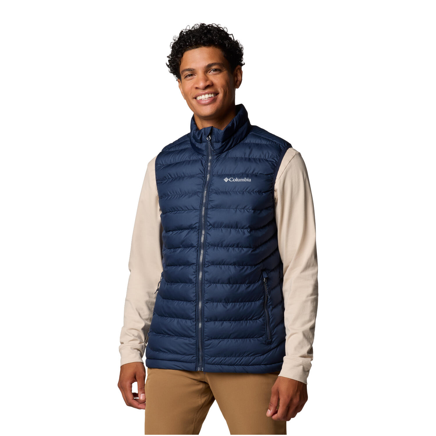 Gilet Hommes Columbia Isolé Powder Lite II bleu 2/4