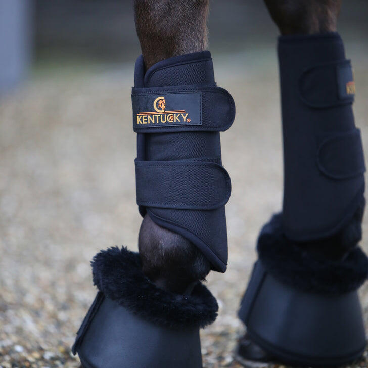 Kentucky Horsewear - Guetres Dressage Turnout Boots 3d Spacer - Kentucky - Guêtres Cheval - Noir - 40 M - Decathlon