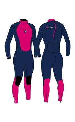 4/3 Pioneer - Zip Dos L/S Neoprenanzug Surf Mädchen