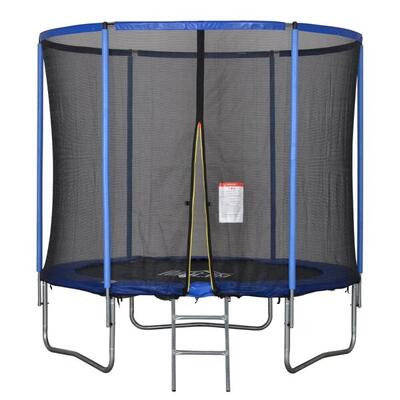 HOMCOM Tappeto Elastico per Bambini e Adulti con Rete e Bordo Imbottito