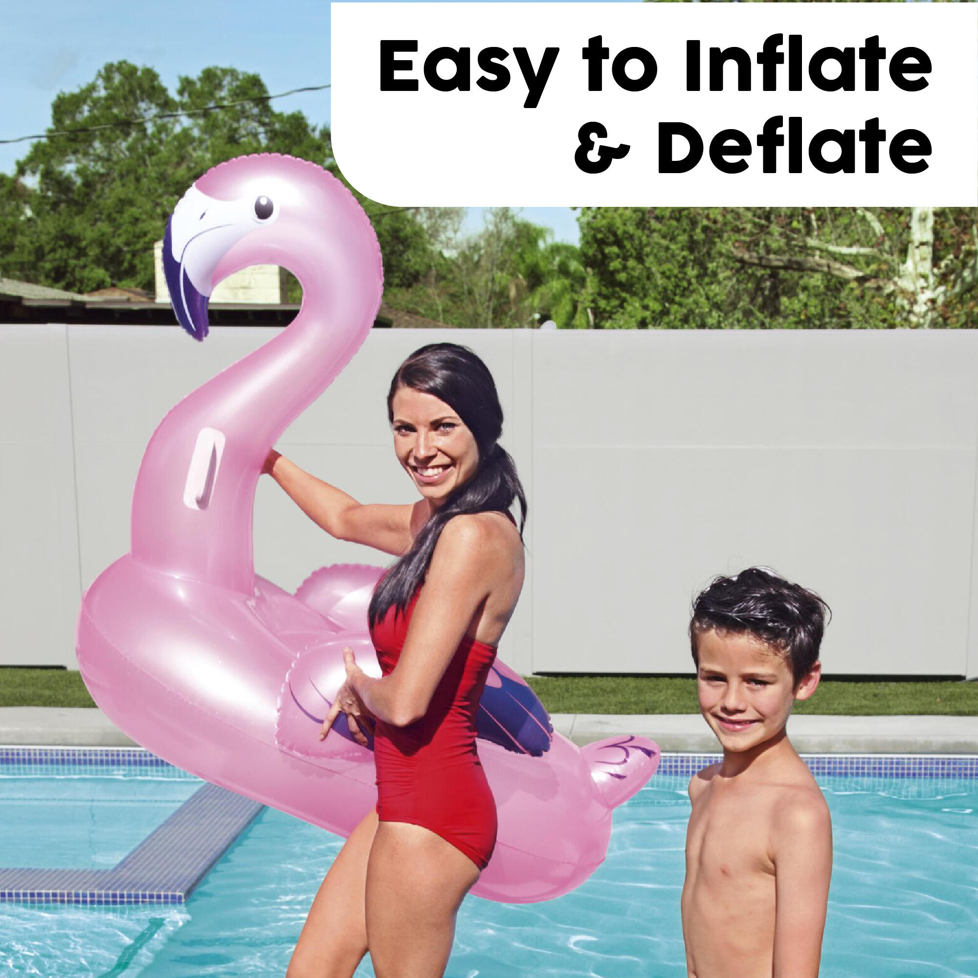 Bestway Buddy the Crocodile Pool Float, Kids Inflatable Ride-On with Handles 5/8