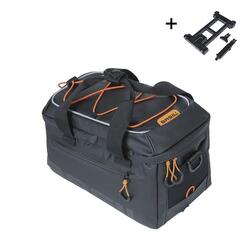 Basil Miles Sac de Voyage Tarpaulin 7L - Noir et Orange