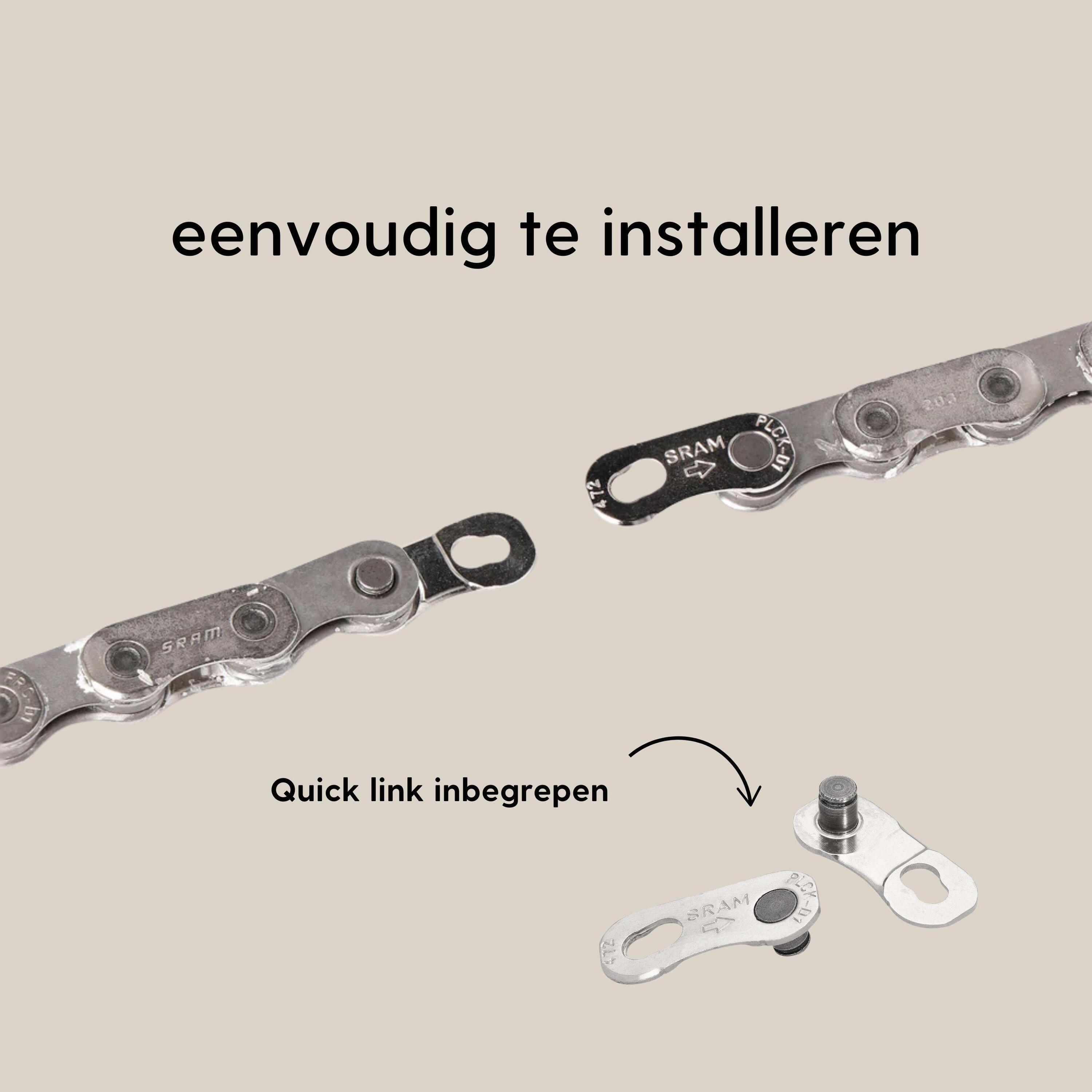 CYCLOWAX Pre waxed Chain Sram Force 12 fach 114 Glieder Kette 6/7