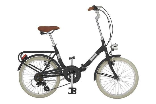 Vélo pliant 20 pouces Mini, noir