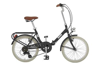 Klapprad 20 Zoll Mini. schwarz