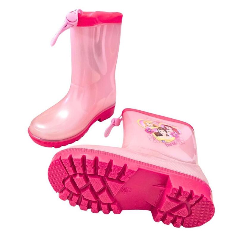Cizme din cauciuc pentru fete, Perletti, model Disney Princess, 24-25 EU