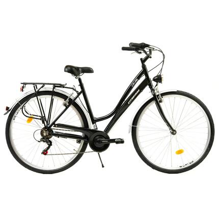 Stadsfiets Dhs City 28001 - 28 inch, L, zilverkleurig
