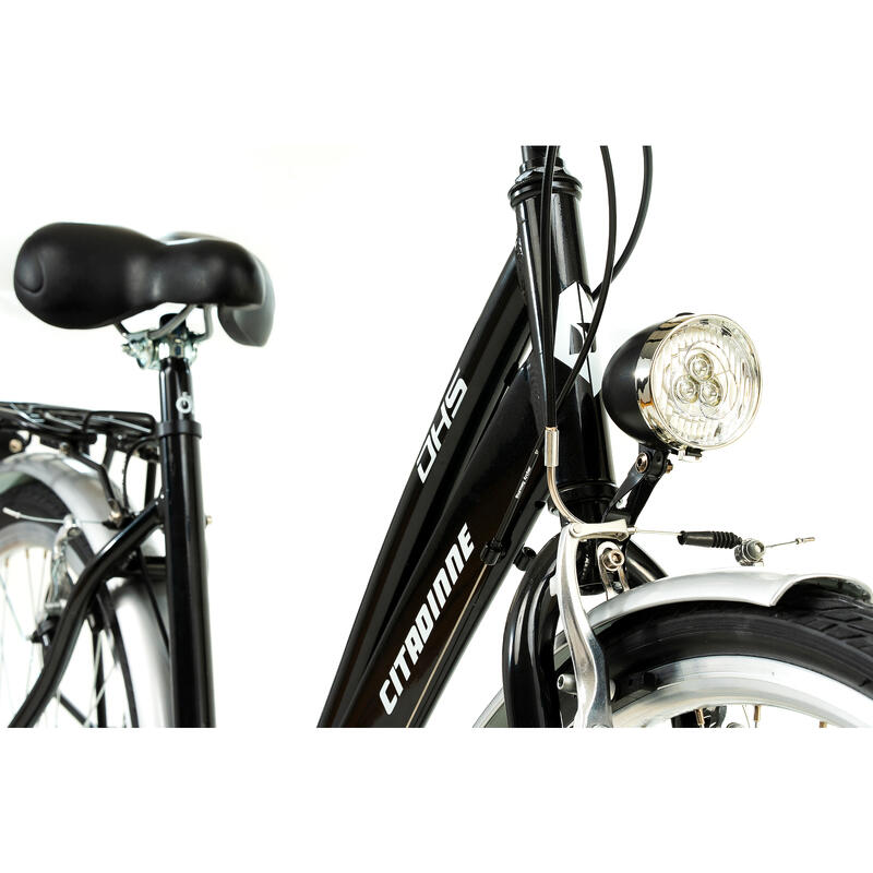 Bicicleta Oras Dhs City 28001 - 28 Inch, L, Negru