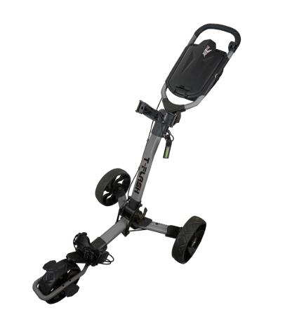 Trilite T-Flash carrello da golf manuale a 3 ruote nero/arancio