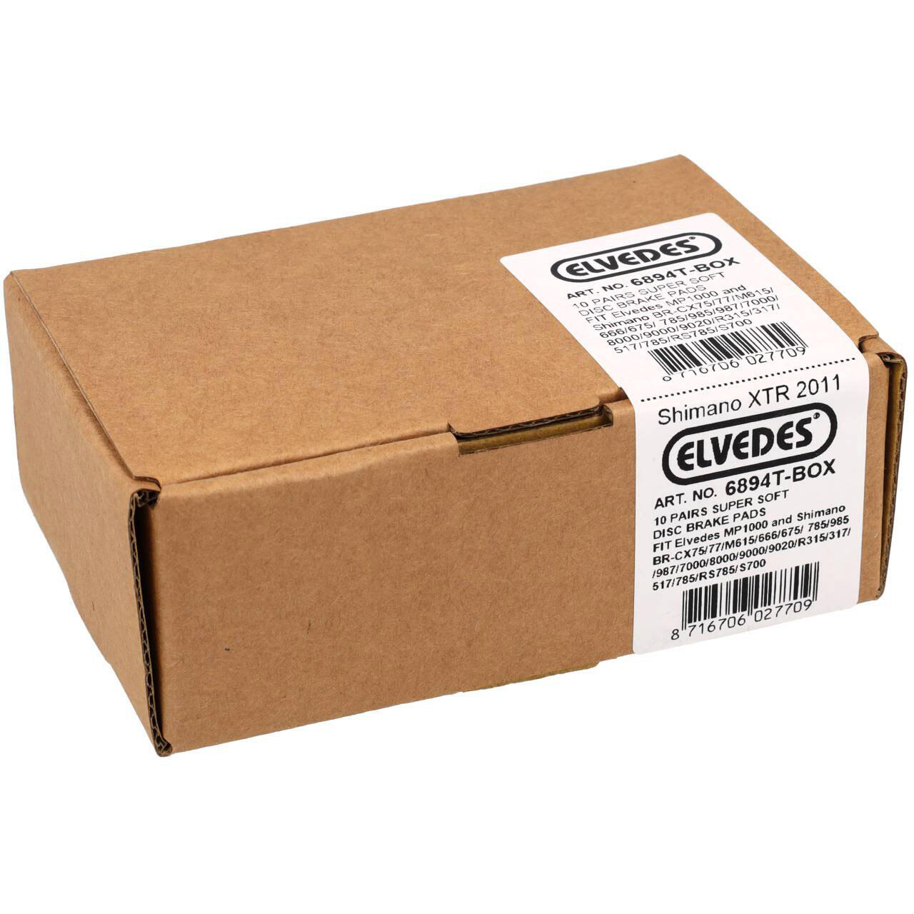 Blocs de Frein à Disque Elvedes 6894T (10 Paires) - Gris 2/3