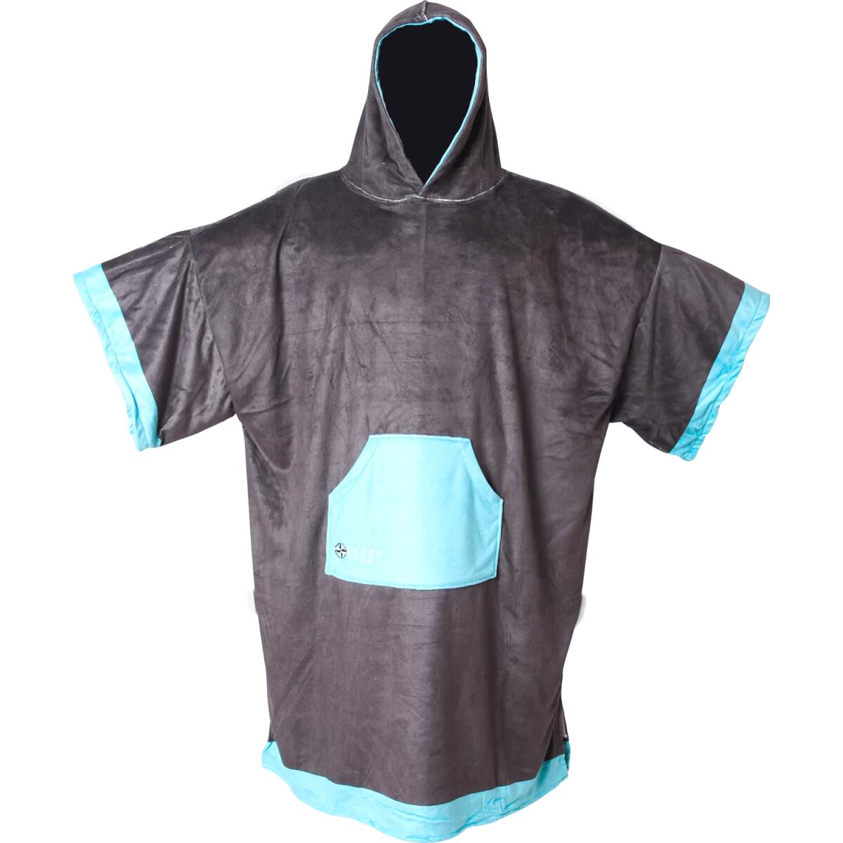 Ocean Step - Poncho Surf Adulte - Poncho - Noir - Taille Unique - Decathlon