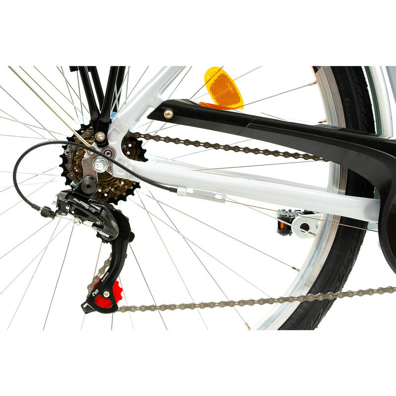 Bicicleta Oras Dhs City 28001 - 28 Inch, L, Argintiu