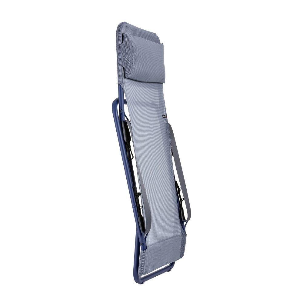 Chaise longue / bain de soleil pliant - TRANSABED - Bleu - Lafuma Mobilier 2/7