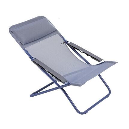 Chaise longue / bain de soleil pliant - TRANSABED - Gris - Lafuma Mobilier