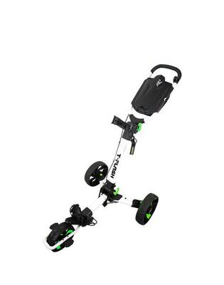 Trilite T-Flash carrello da golf manuale a 3 ruote nero/arancio