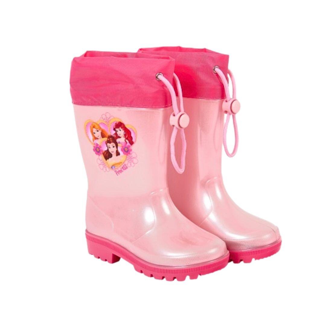 Cizme din cauciuc pentru fete, Perletti, model Disney Princess, 28-29 EU