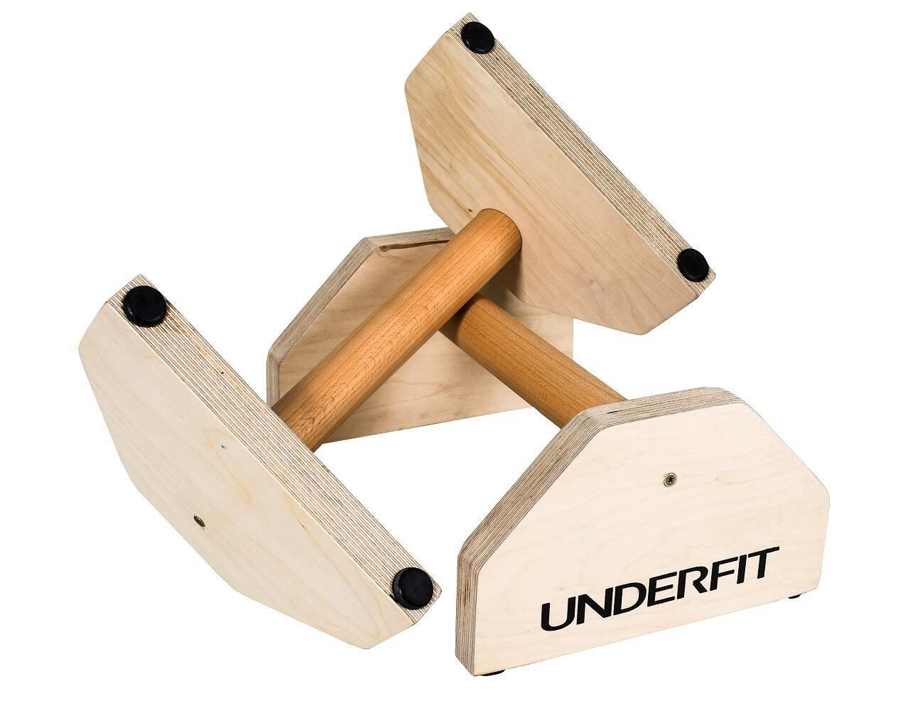 Drewniane uchwyty do pompek paraletki UNDERFIT 35 cm 2/6