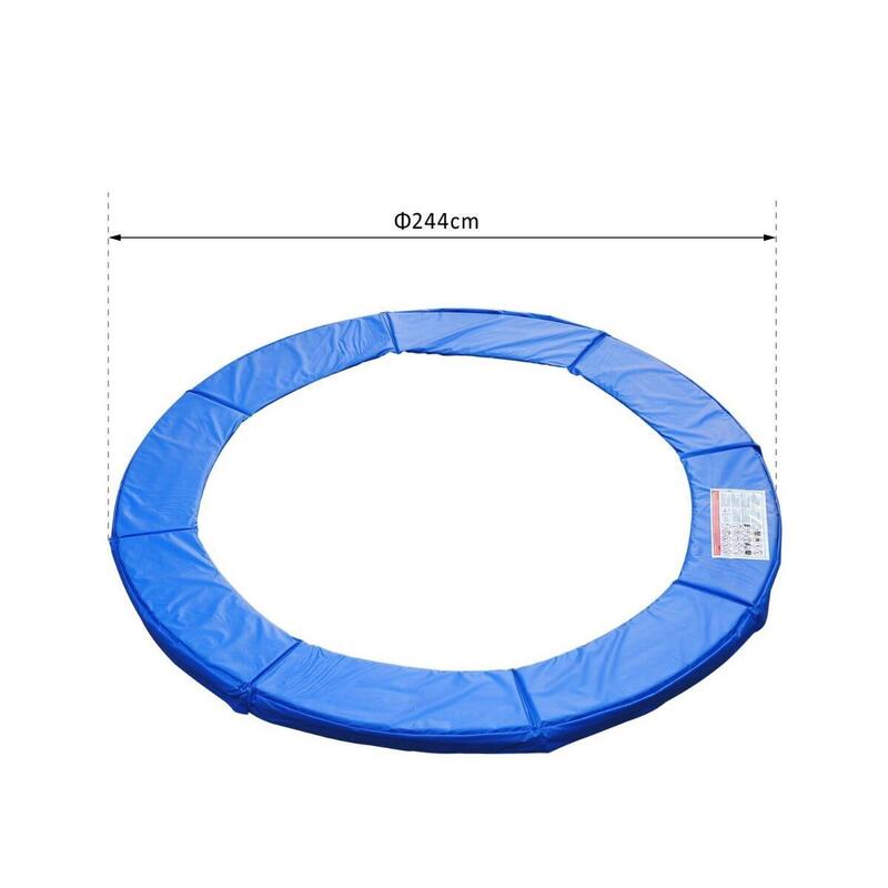 HOMCOM Invelis Bord de Protectie pentru Trambulina Elastica Gradina din PVC