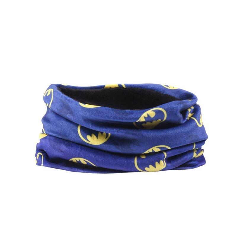 Set pentru copii, cu căciulă, mănuși, guler și cutie cadou, Batman, Cerda