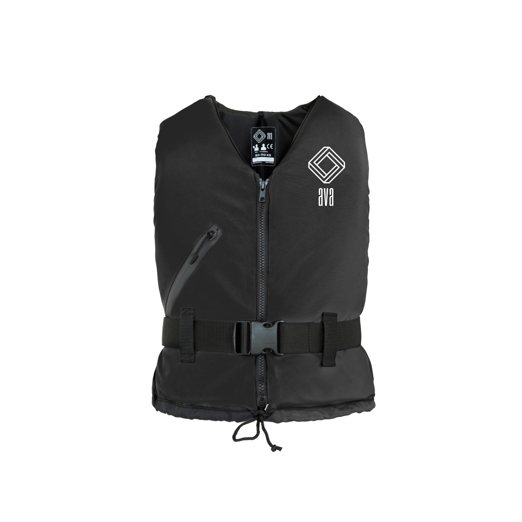 Vestă de salvare AVA Rita + Buzunar 50N – Siguranță sporturi nautice 30-90+ kg