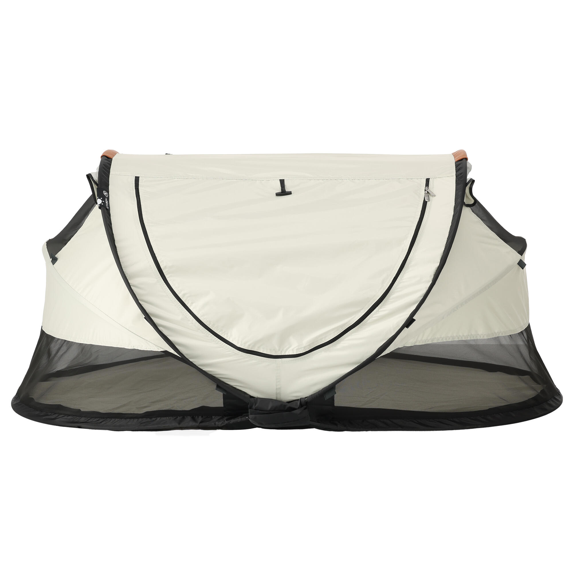 Lit de Voyage Luxe pour Tout-Petit - Matelas Auto-Gonflant Inclus - Ivoire 3/8