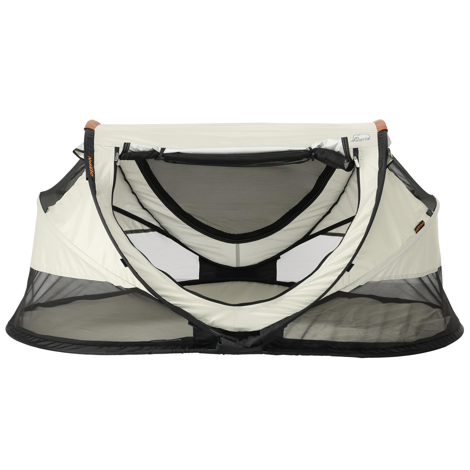 Deryan - Lit De Voyage Luxe Pour Tout-petit - Matelas Auto-gonflant Inclus - Ivoire - Abris - Beige - No Size - Decathlon