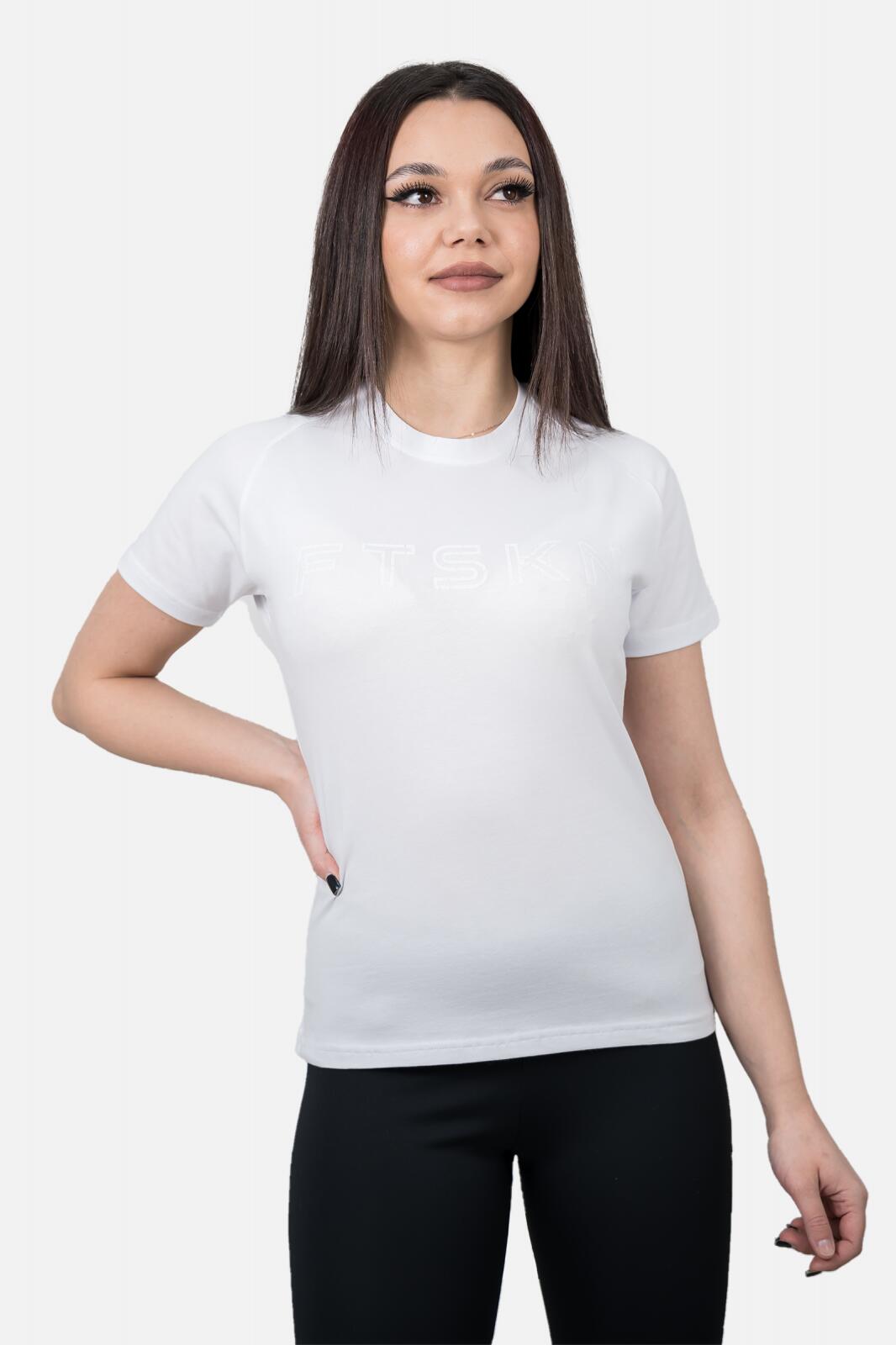 Tricou Fitskin Feminin FTSKN Alb