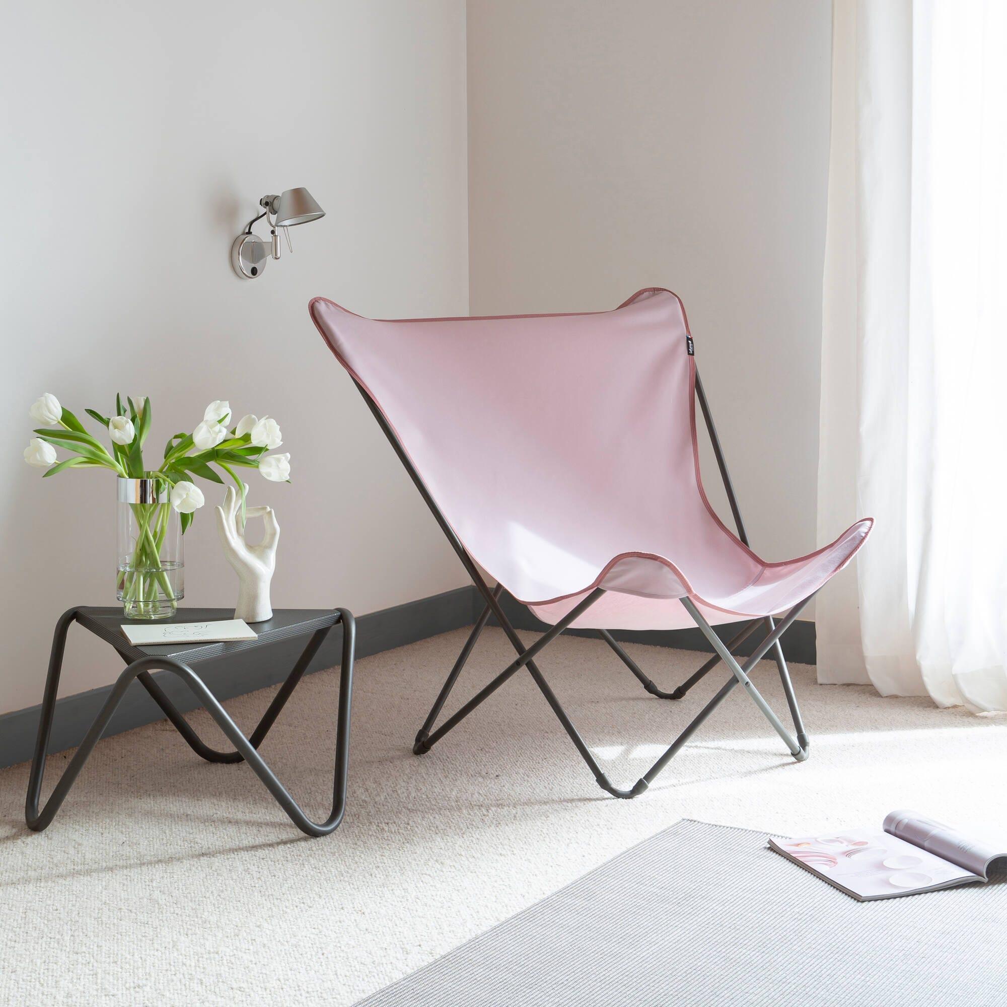 Fauteuil Papillon Grande Largeur - Pop Up Xl - Airlon - Rose - Lafuma Mobilier 4/5
