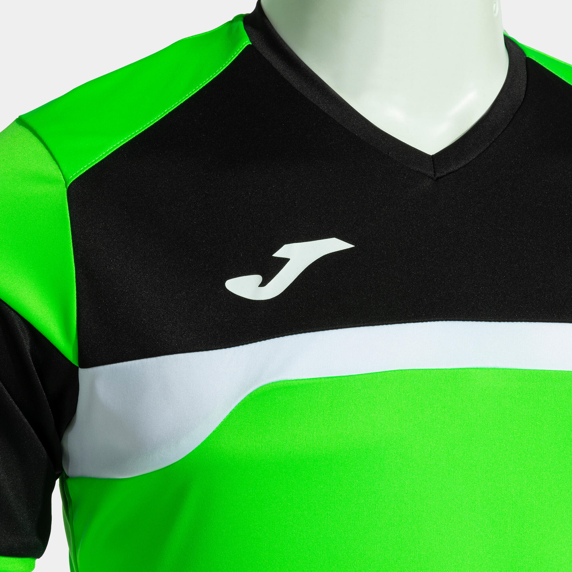 COMPLETO da calcio uomo joma nero/verde fluo 3/4