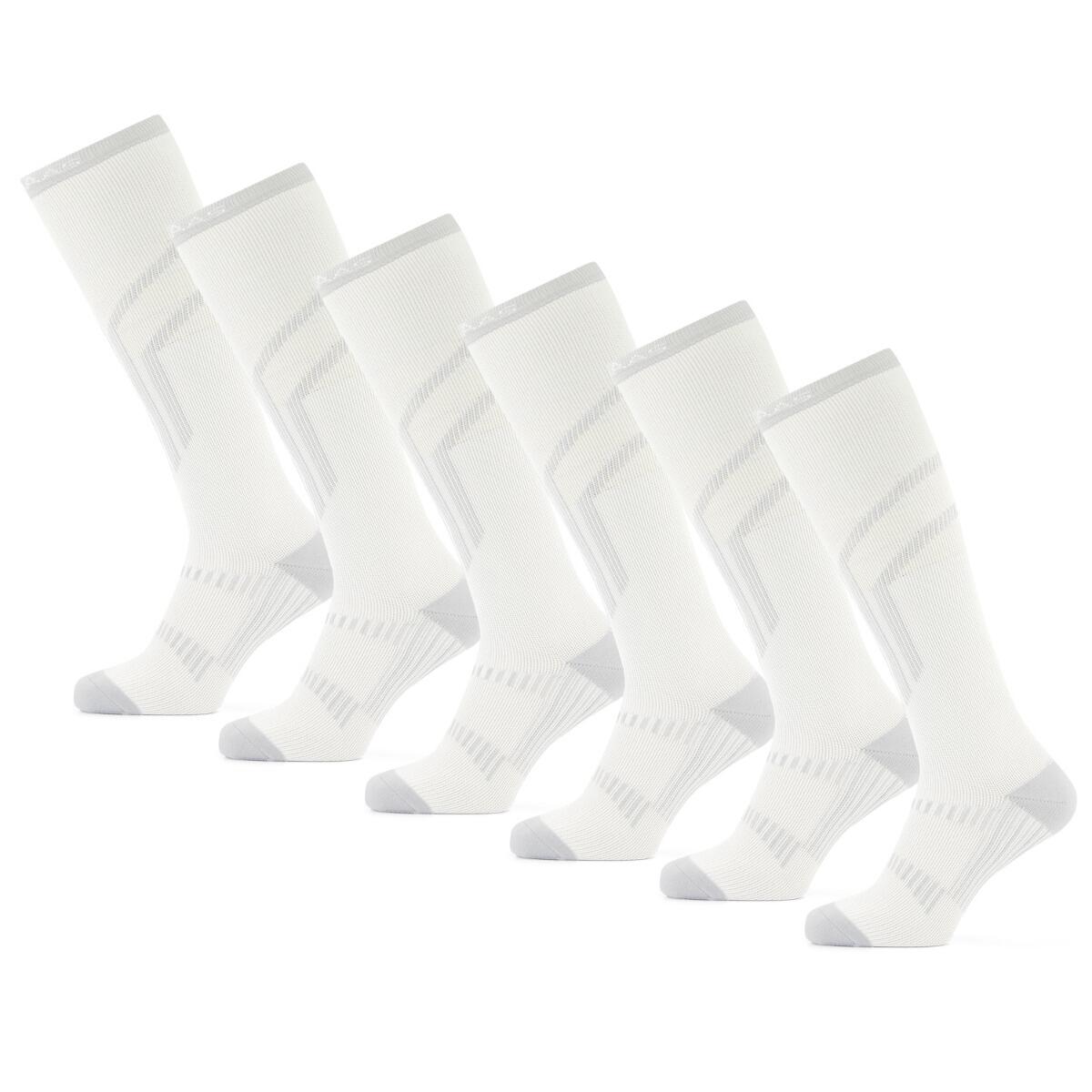 POEDERBAAS Skisocken Lightweight 6er-Pack Weiß